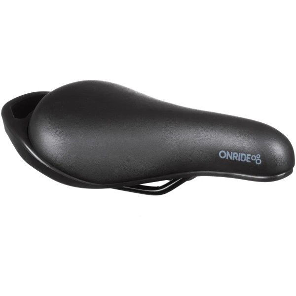 Седло ONRIDE Vector, стальные рамки, 247х143 мм, детский, черный