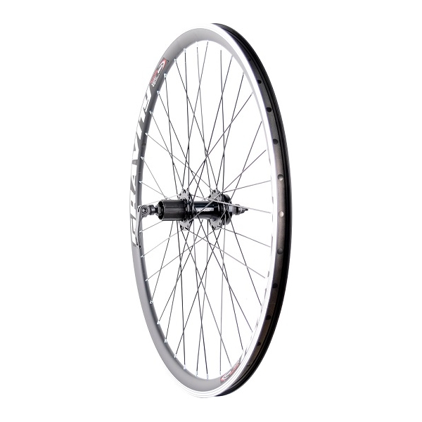 Колесо заднє 27,5" Gravity втулка Neco MS37R під касету 8-10шв, чорне (12135)
