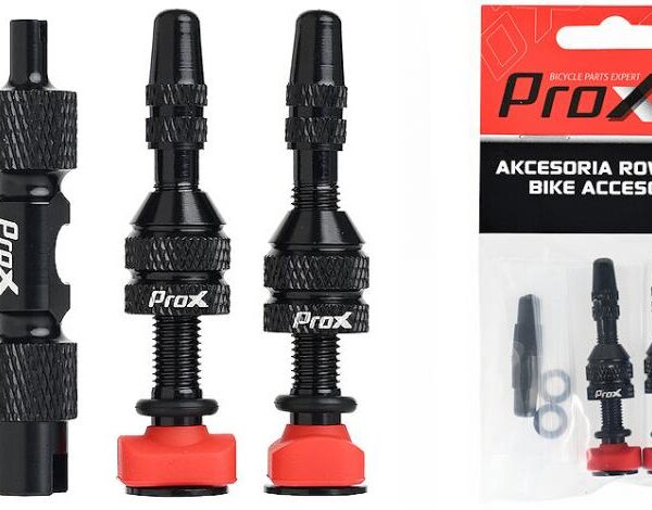 Ниппели ProX Presta 2шт 40мм с ключом, для бескамерки (C-PZ-0427)