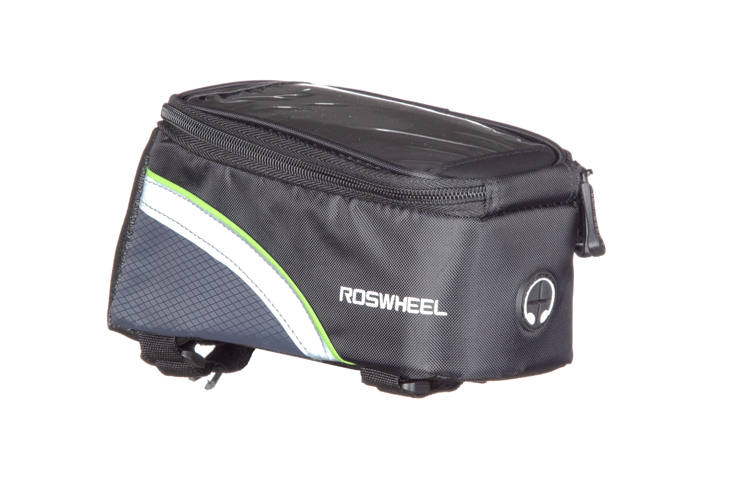 Сумка для рамы под смартфон Roswheel 6.5" 12496L-A5 цвет черный/зеленый 1 Сумка для рамы под смартфон Roswheel 6.5" 12496L-A5 цвет черный/зеленый