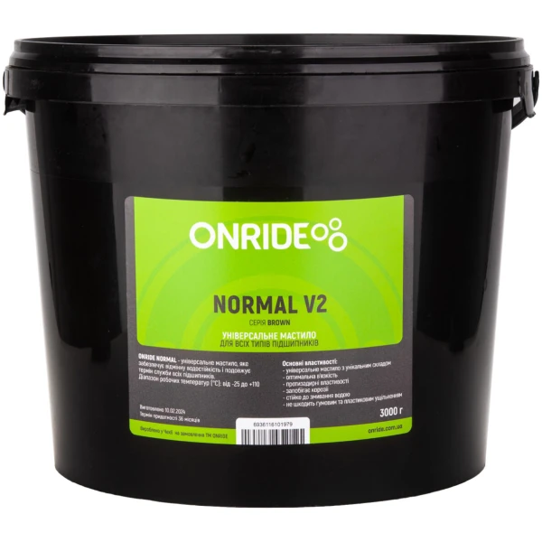 Смазка густая для подшипников ONRIDE NORMAL Серия Brown 3000 г. Смазка густая для подшипников ONRIDE NORMAL