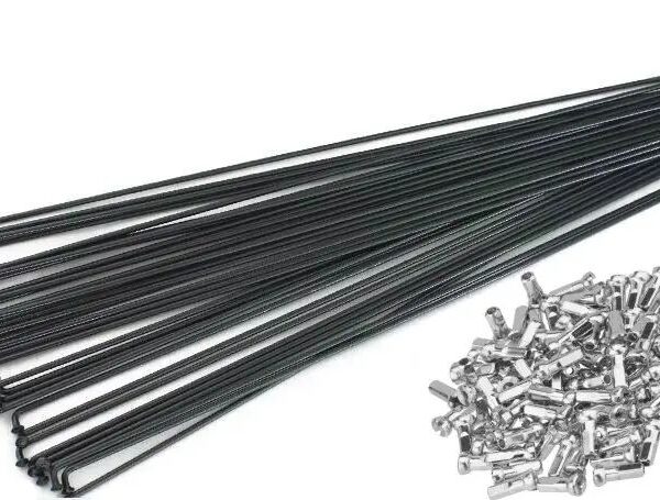 Шприха Spelli 285мм, с ниппелем, черный (SLE-BLK-285)