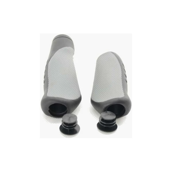 Грипсы Kands 135мм/92мм, черный с серым (G306-1)