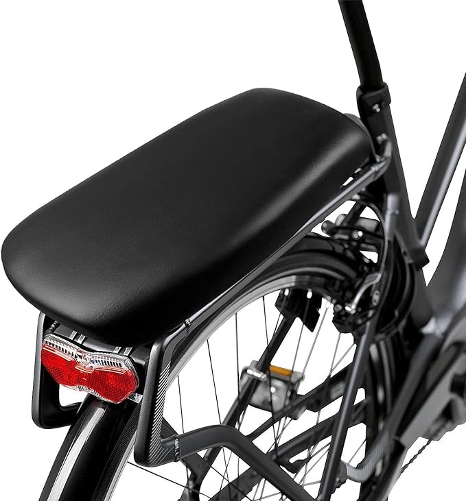 Сидение на багажник Backrest Eco без спинки, черный (B075) 1 Сидение на багажник Backrest Eco без спинки, черный (B075)