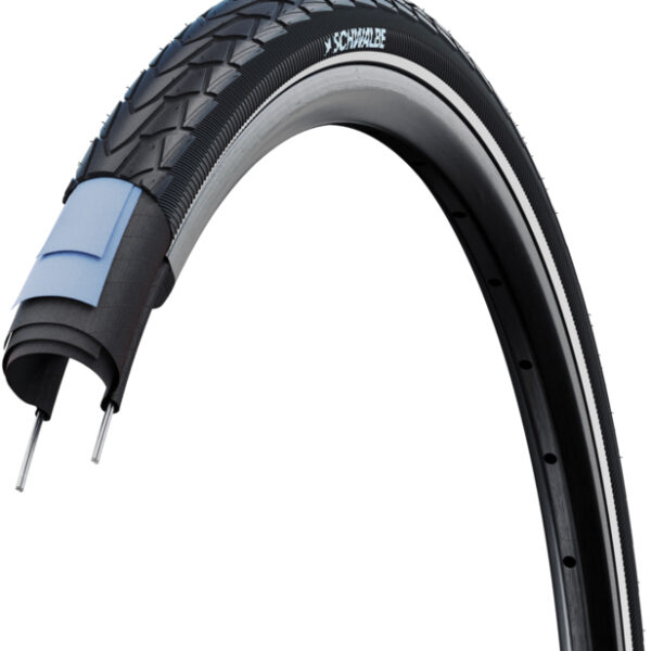Покрышка 28x1.50 700x38C (40-622) Schwalbe MARATHON RACER, RaceGuard, B/B-SK+RT HS429 ADDIX GREEN 67EPI