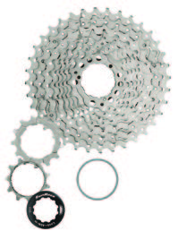 Кассета SunRace CSMS1 TAV X, 10 ск, 11-34T, Silver