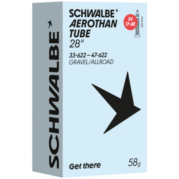 Камера TPU 28" (33/47-622) Schwalbe SV17-AE AEROTHAN, Alu 40mm