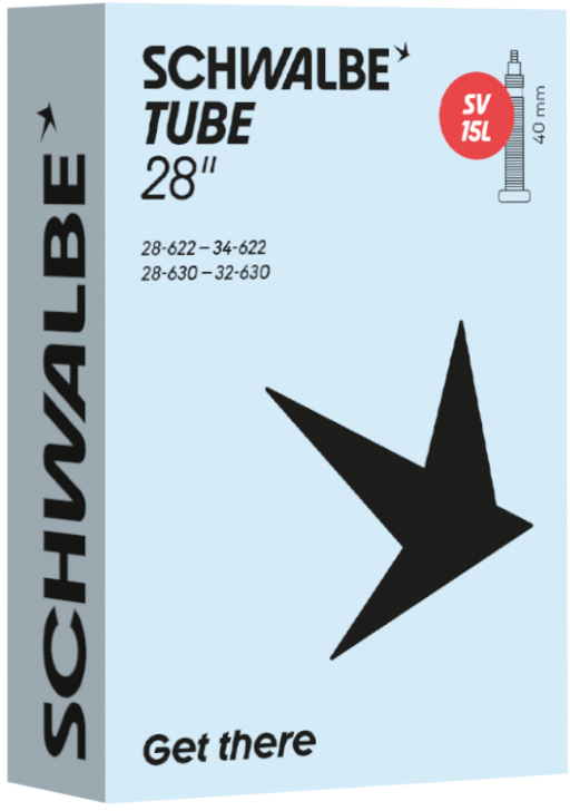 Камера 28" (28/34x622/630) Schwalbe SV15L 40мм 1 Камера 28" (28/34x622/630) Schwalbe SV15L 40мм