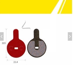 Тормозные колодки DN TP-07D, пара (TP-07D-1) 2 Тормозные колодки DN TP-07D, пара (TP-07D-1)