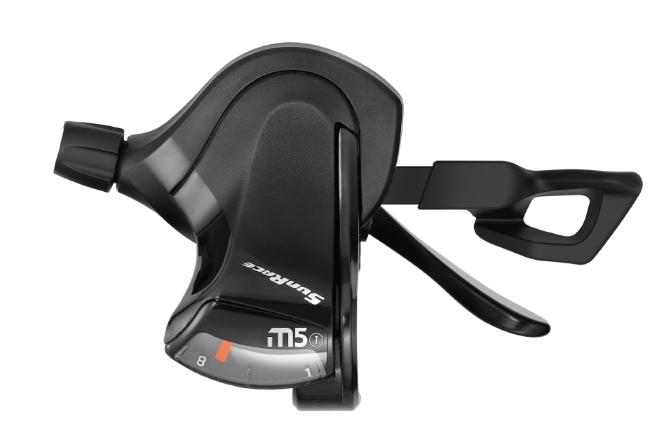 Манетка SunRace DLM513 R8 SRAM, правая, на 8 скоростей с дисплеем передач 1 Манетка SunRace DLM513 R8 SRAM, правая, на 8 скоростей с дисплеем передач