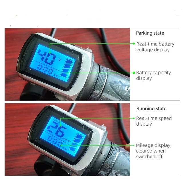 Контроллер WinXu E-bike з РК-дисплеєм 350W 18A 36V (300329) 3 Контроллер WinXu E-bike з РК-дисплеєм 350W 18A 36V (300329)