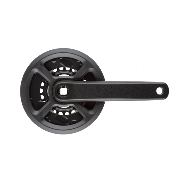 Комплект шатунов Prowheel TM-CY01, под квадрат, 175 мм, 36-22T, на 8/7/6 шв., черный