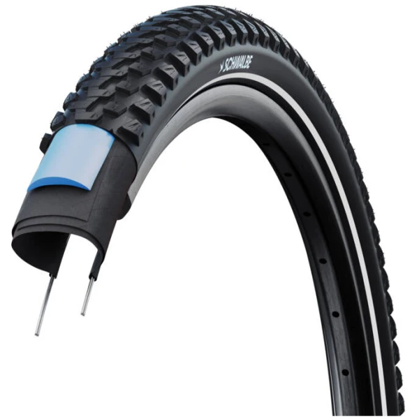 Покрышка 27.5x2.10 (54-584) Schwalbe MARATHON PLUS MTB SmartGuard, TwinSkin,  B/B+RT HS468 ADDIX 67EPI 36B