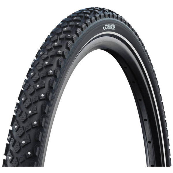Шина 28x1,35 700x35C (35-622) Schwalbe MARATHON PLUS SPIKE SmartGuard, TwinSkin, B/B+RT HS396 240 сталевих шипів WiC 67EPI