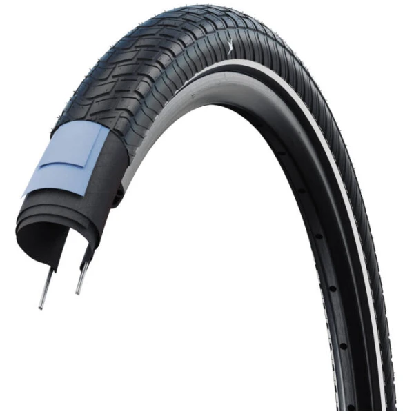 Покрышка 26x2.15 (55-559) Schwalbe MOTION BIG APPLE RaceGuard, B/B-SK+RT HS632 ADDIX GREEN 67EPI