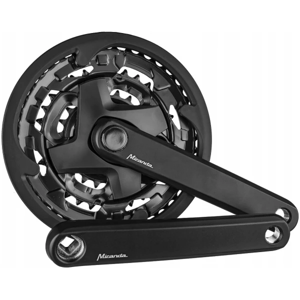 Шатуни Miranda Classic Alu 42/32/22T, 170мм, чорний (CLAS42CZ)