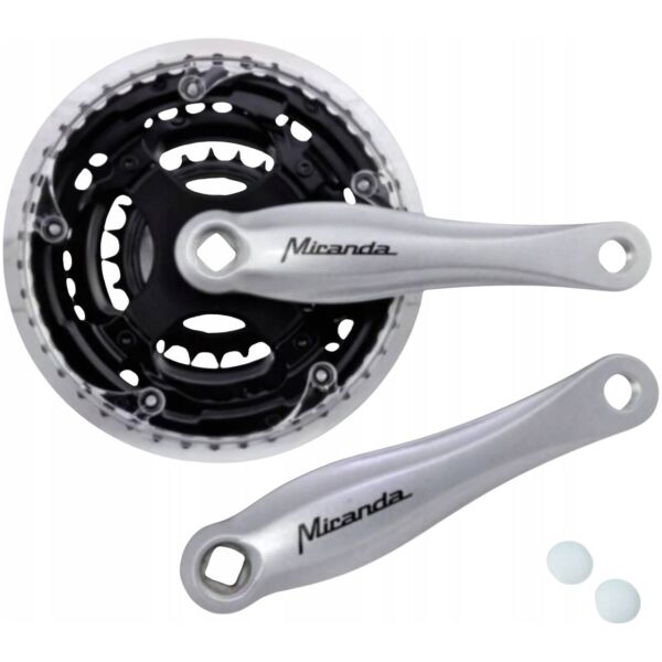 Шатуни Miranda Beta Alu 42/34/24T, 170 мм, сірий (BETA342S)