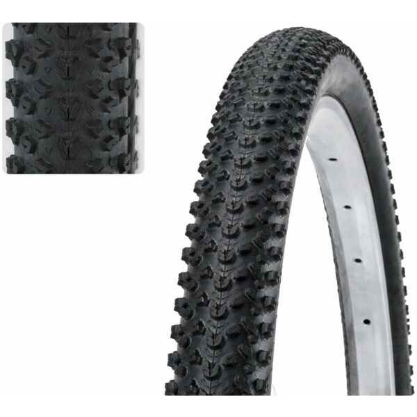 Покрышка 26" x 1.95 черный с антипрок. защ. 5мм (мелкий шип) WANDA W1197