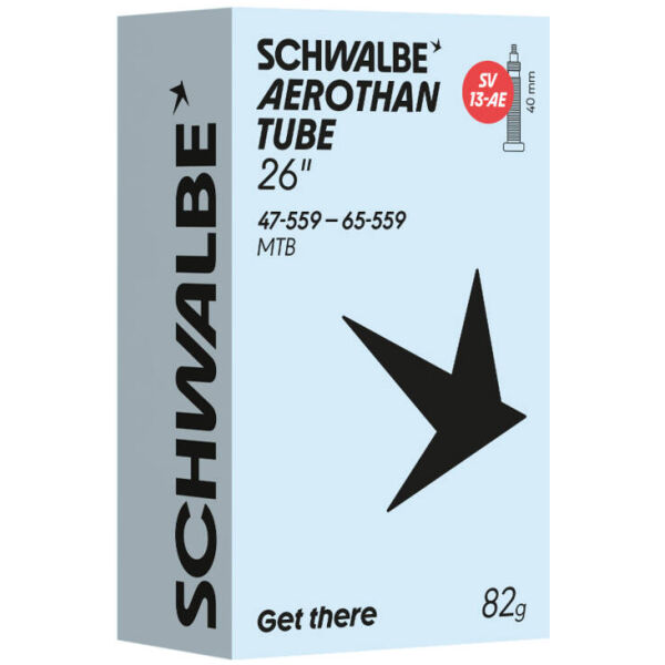 Камера TPU 26" (47/65-559) Schwalbe SV13-AE AEROTHAN, Alu 40mm